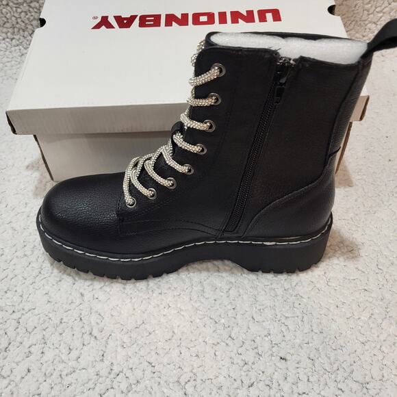 NEW UNIONBAY Women's Hayden-2 Ankle Boot BLACK SIZE 6.5 - Picture 4 of 8